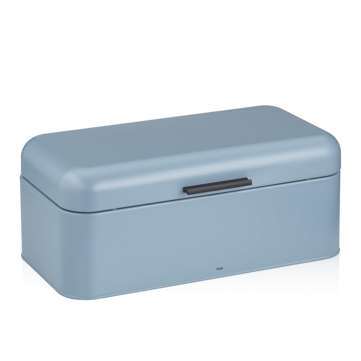 kela Brotkasten Metall mit Lüftungslöcher 42,5x22,5x17,5cm, grosse Brotbox mit Klappdeckel, FRISCA,