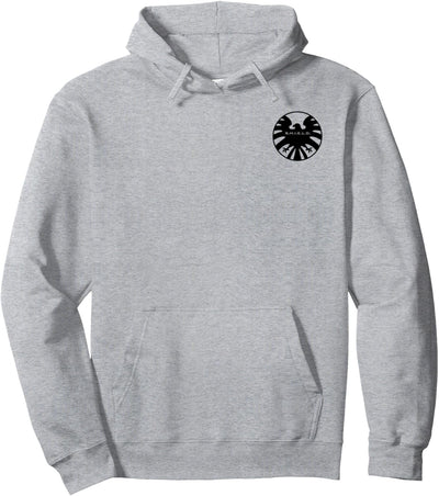 Marvel Agents of S.H.I.E.L.D. Black Out Eagle Badge Pullover Hoodie