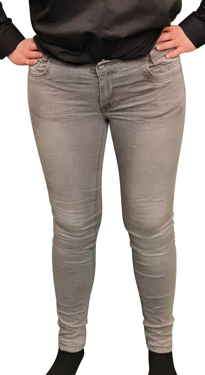 Buena Vista Kim-Zip Light Grey 2201 B5105 694.4580 - Stretch Denim, XS