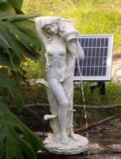 Amur Garten Brunnen Solar Teichpumpe Solar Springbrunnen Gartenbrunnen Solar Wasserspiel Knabe mit H