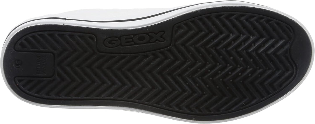 Geox Mädchen Jr Ciak Girl Sneaker 34 EU Weiss, 34 EU Weiss