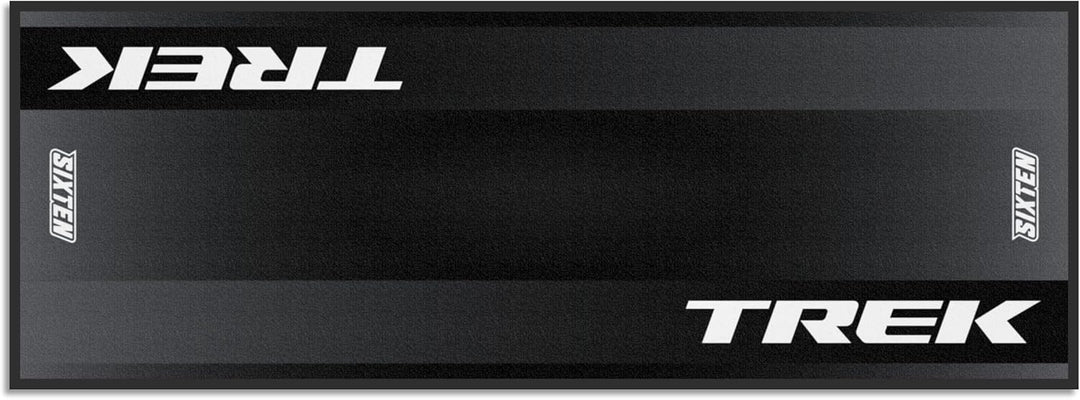 SIXTEN 65x180 Heimtrainer-Fahrradmatte für Trek - Vibrations- und geräuschdämpfende Trainingsmatte -