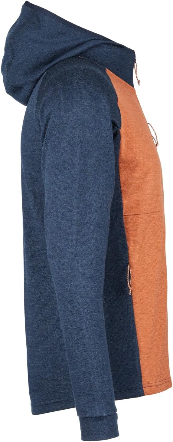 STOIC Herren Merino260 StadjanSt. Hoody Merinohoodie Full-Zip Kapuzenpullover 3XL Dark Navy, 3XL Dar