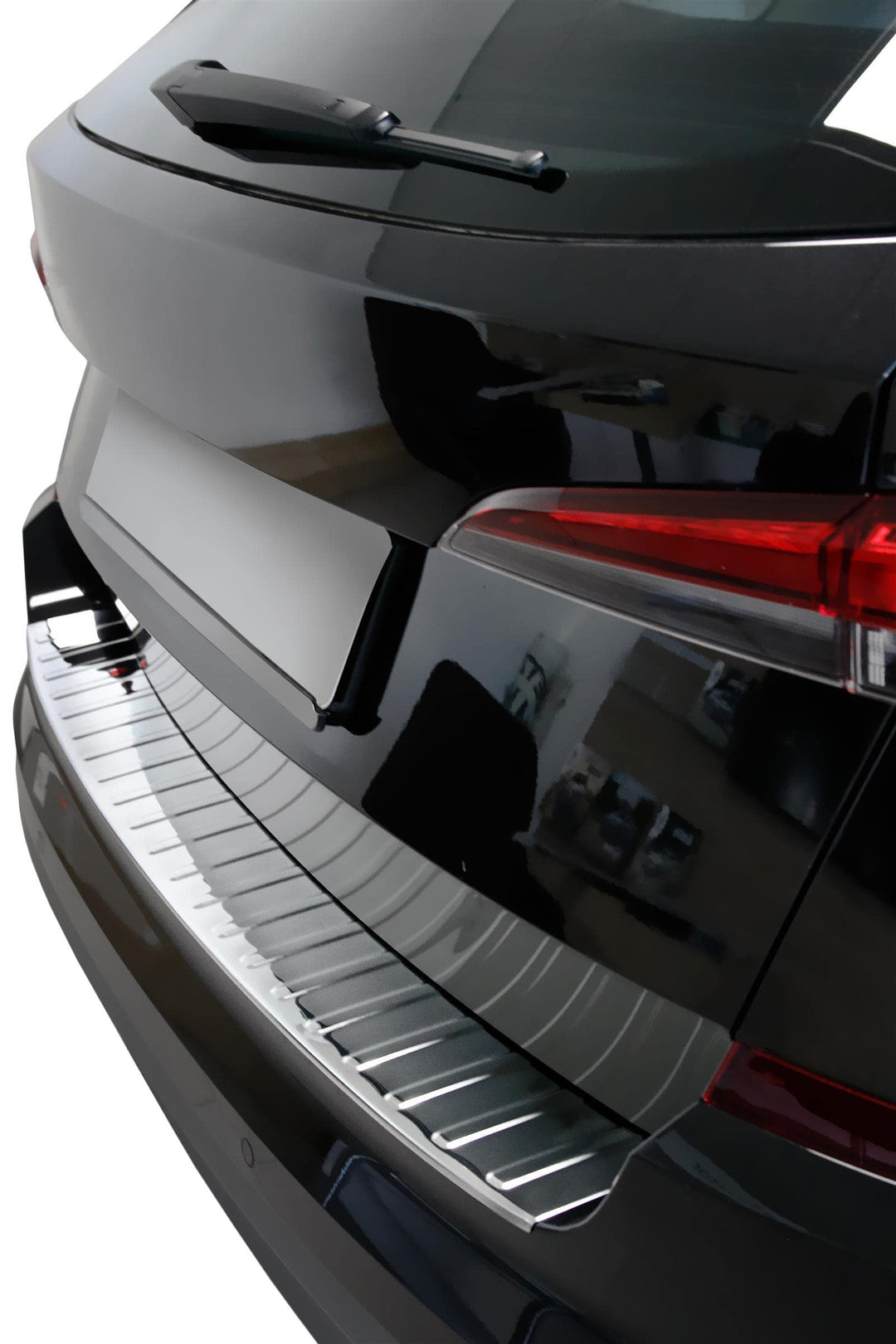 Ladekantenschutz Edelstahl CHROM kompatibel für SKODA Kamiq | ab 2019 | mit Abkantung | premium Qual