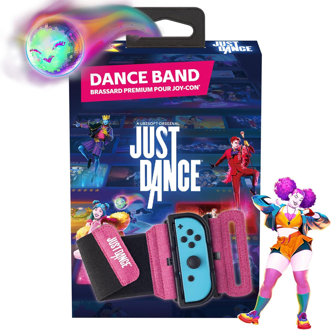 Offizielles Just Dance 2023 – Dance Band – JoyCon Controller-Armband, verstellbares elastisches Armb