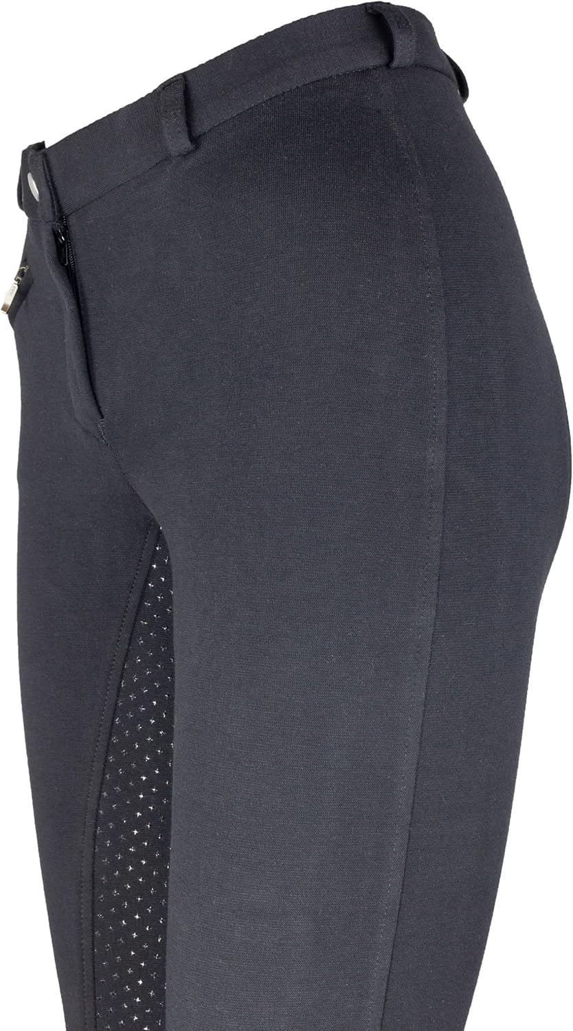 RL24 - Reithose für Damen Flex Basicline | Reiterhose mit Tasche & Silikon-Vollbesatz | elastische &