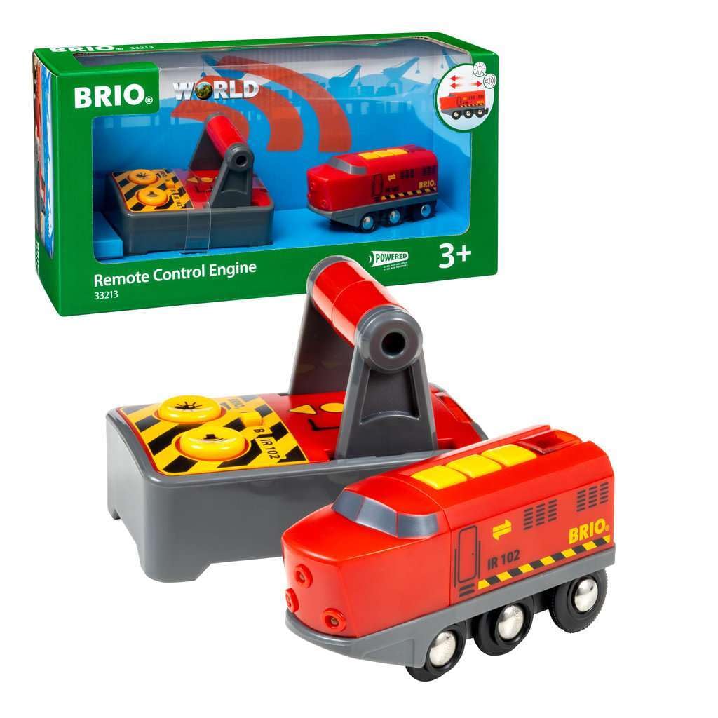 BRIO World 33213 IR-Frachtlok Elektrische Lokomotive mit Fernsteuerung - Zubehör World - Kleinkindsp