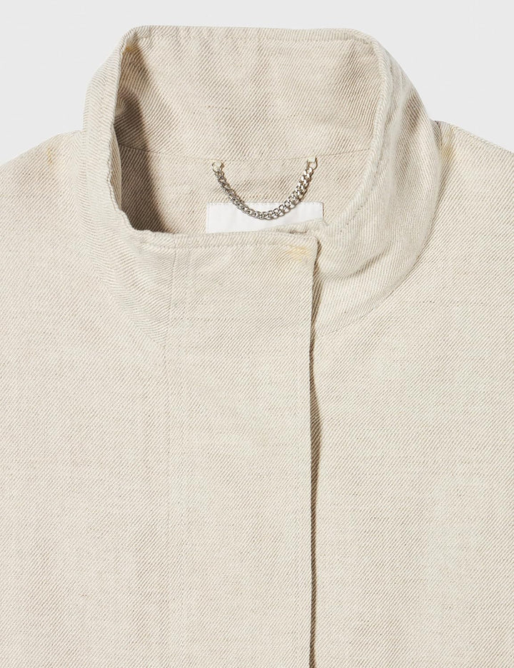 MUSTANG Damen Style Hanna Kapzuenjacke XL Whisper White Melange 2078, XL Whisper White Melange 2078