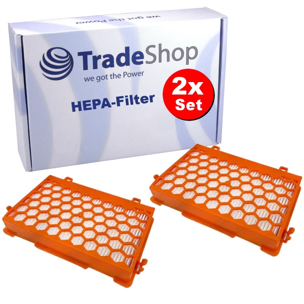 2x Trade-Shop HEPA-Filter/Staubsaugerfilter kompatibel mit Thomas crooSer Staubsaugern, Ersatz für T