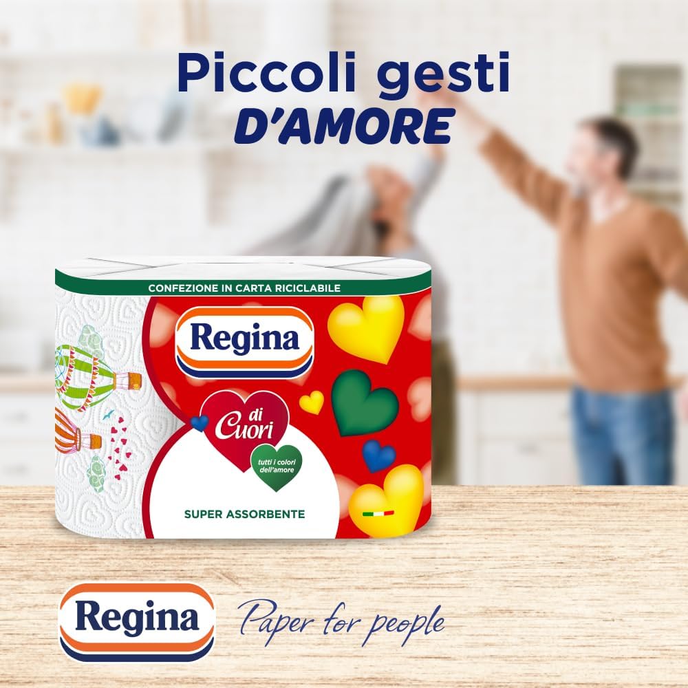 Regina di Cuori Küchenpapier, 30 Rollen 30 stück (1er Pack), 30 stück (1er Pack)