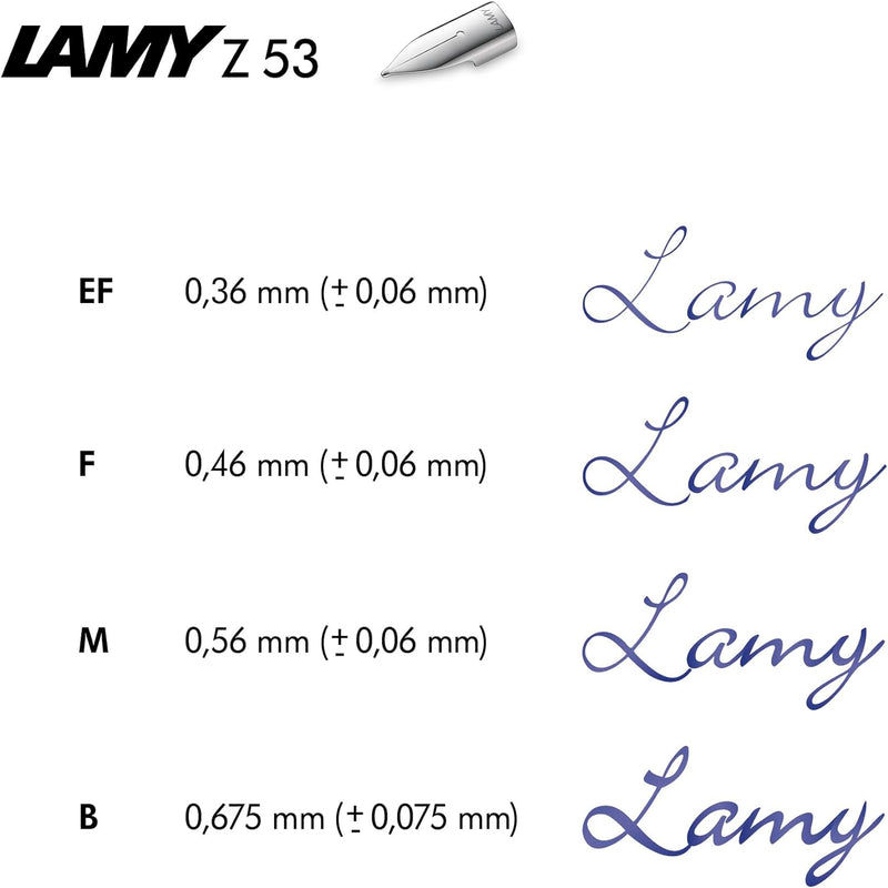 LAMY aion Füllhalter 077 - Füller aus eloxiertem Aluminium in der Farbe Schwarz mit gestrahltem Grif