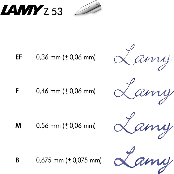 Lamy aion Füllhalter 077 – Füller aus eloxiertem Aluminium in der Farbe Schwarz mit gestrahltem Grif