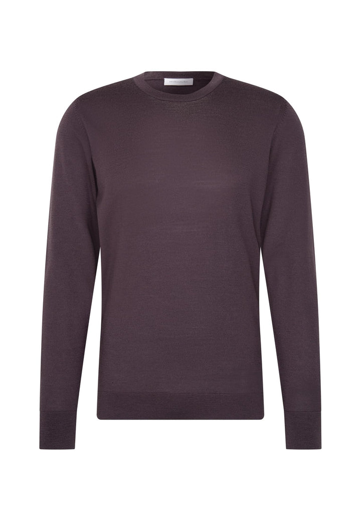 Seidensticker Herren Herren Pullover Strickpullover S Dark Coffee, S Dark Coffee