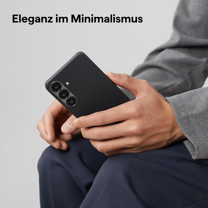 pitaka Hülle für Samsung Galaxy S25 Plus Ultradünne Handyhülle Magnetische und Kratzfeste Schutzhüll