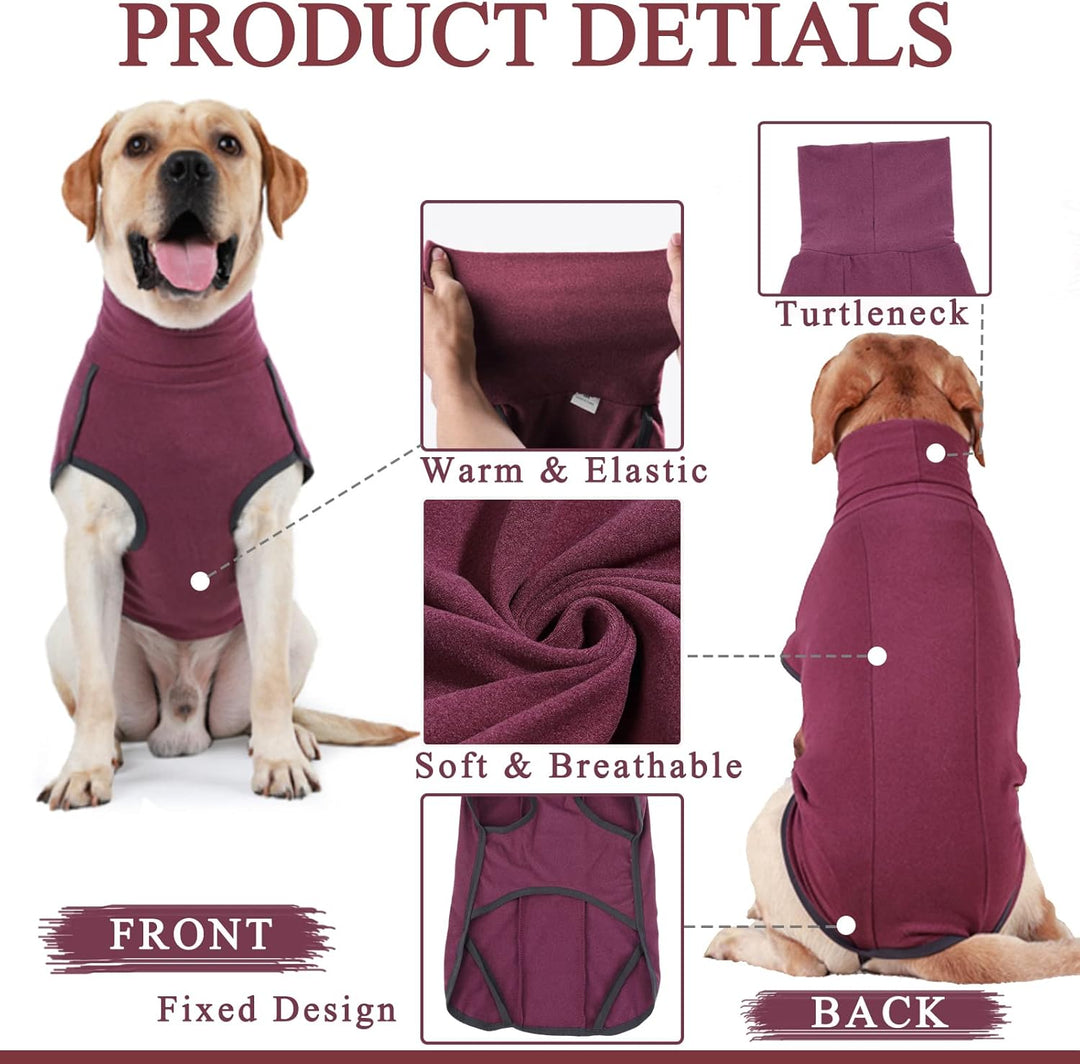Hundepullover aus Fleece, warmer und leichter Pullover, Pyjama, Mantel, für Herbst und Winter, kalte