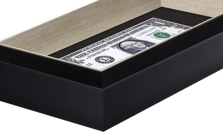 L'Espace Rahmen Art Deco Teppich - First Dollar - Lizenzhalter - Fuss - Sägezahn Kleiderbügel - Wand