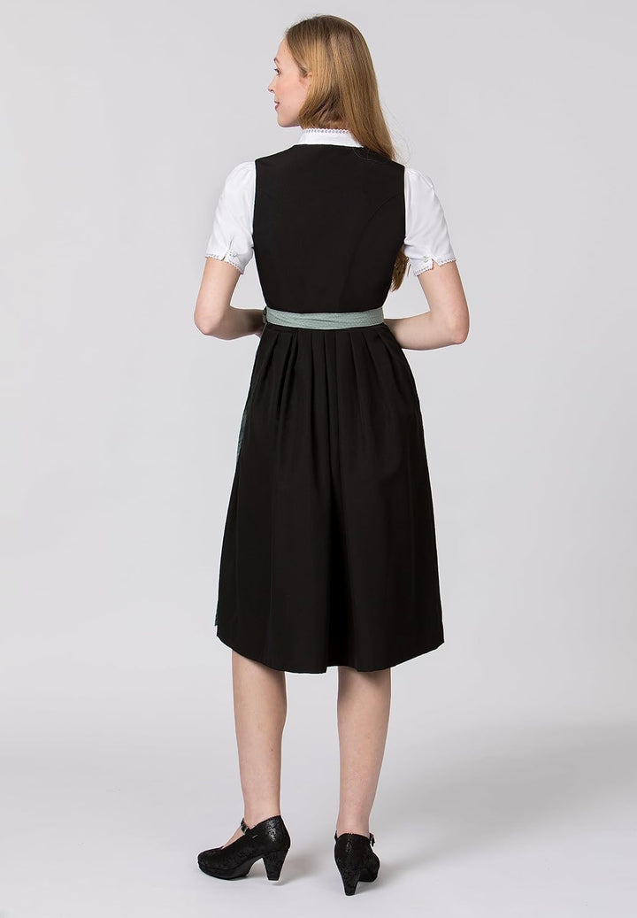 Stockerpoint Damen Molina Midi Dirndlschürze 52-56 salbei, 52-56 salbei