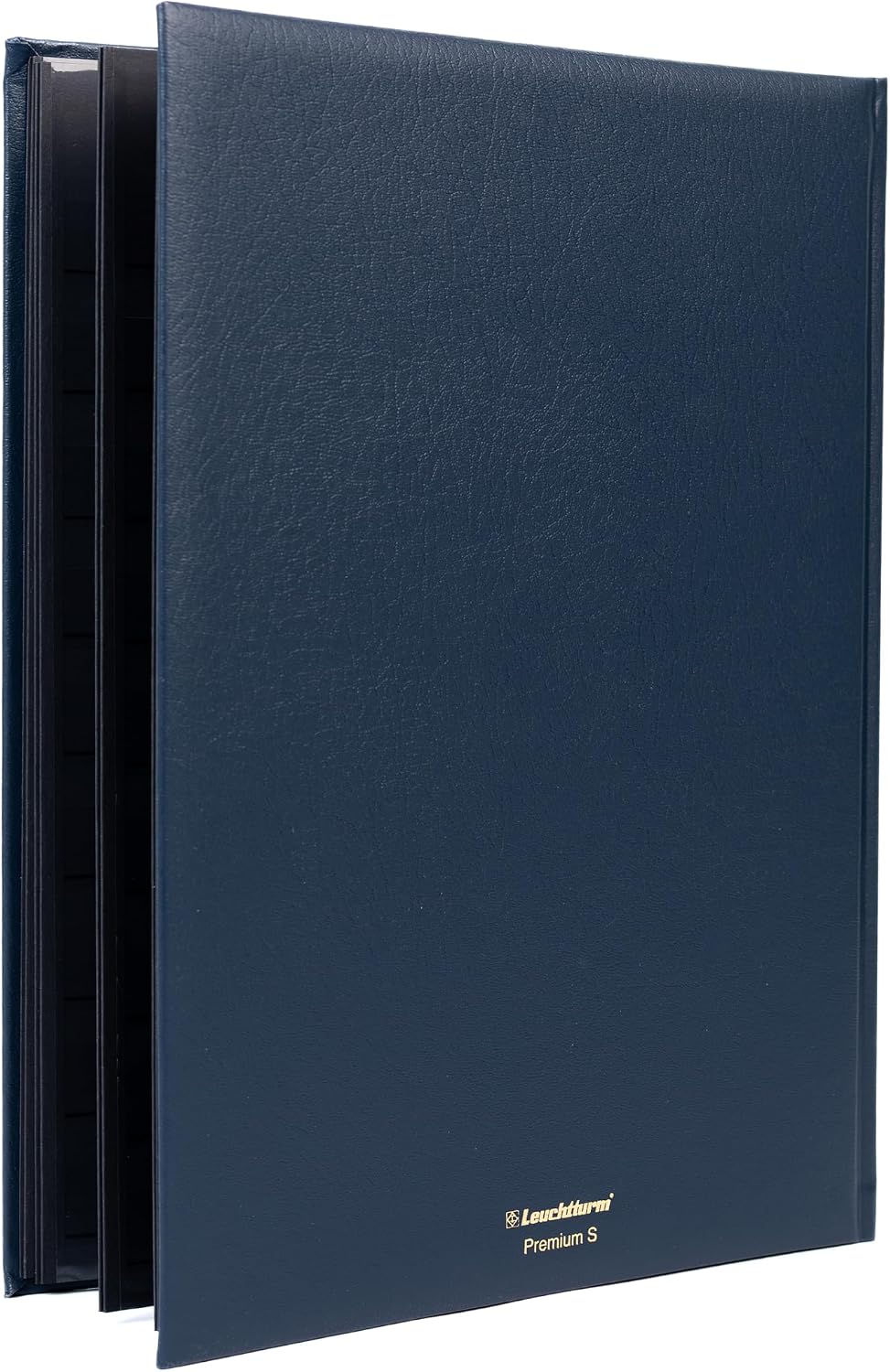 Leuchtturm 304065 Premium Briefmarken-Sammelalbum - Einsteckbuch in DIN A4, 32 Seiten und wattierter