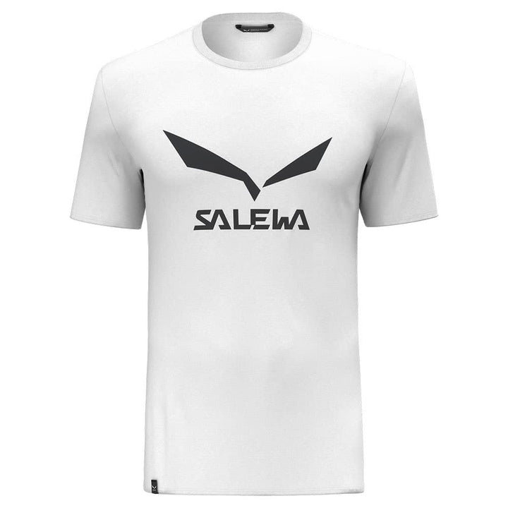 SALEWA Herren SOLIDLOGO DRY T-Shirt S Weiss, S Weiss