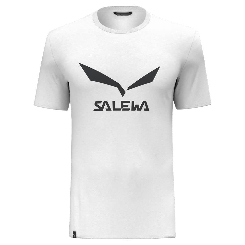 SALEWA Herren SOLIDLOGO DRY T-Shirt L Weiss, L Weiss