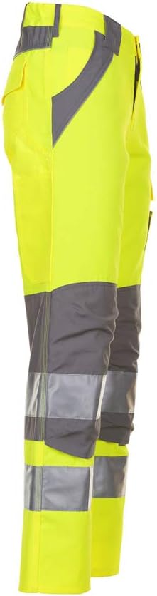 Planam Grösse 26 Unisex Plaline Warnschutz Bundhose gelb Zink Modell 5611 26 Gelb/Zink, 26 Gelb/Zink