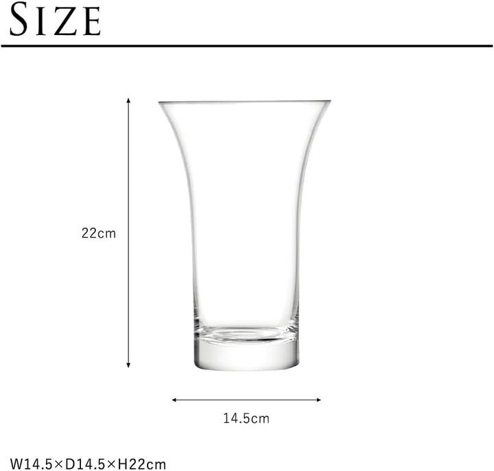 LSA Flower Offene Straussvase H22cm Klar Strauss H22cm, Strauss H22cm