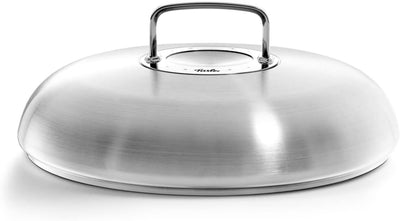 Fissler Original-Profi Collection / Edelstahl-Servierpfanne (Ø 28 cm, 3,0L) runder Bräter mit Hochra