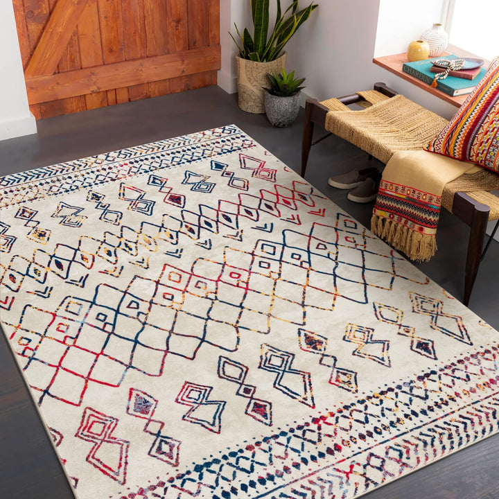 Carvapet Läufer Teppich 90x150cm rutschfest Lang Küchenteppich Waschbar Teppichläufer Weiche Mikrofa
