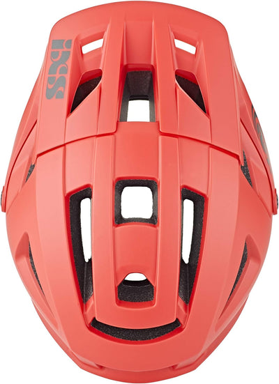 IXS Trigger Am Mountainbike-Helm, Neonrot, ML (58-62cm)