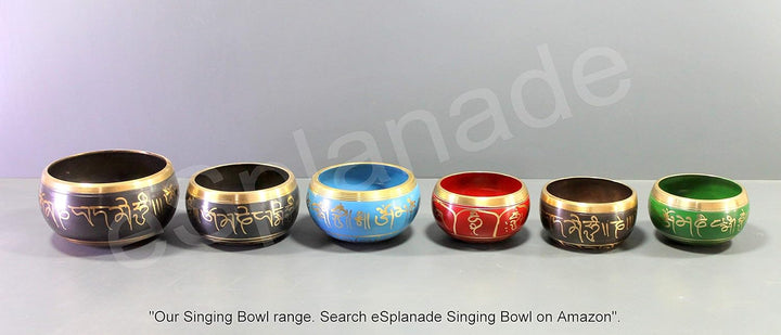 Esplanade - 10,2 cm cm - Klangschale Tibetisch-buddhistisches Gebetsinstrument mit Striker Stick | M