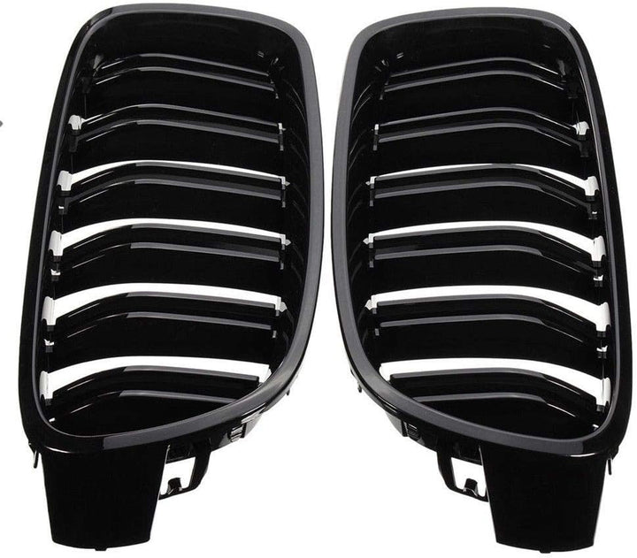 F30 F31 F35 320i 325i 328i 335i 2012–2016 schwarz glänzend Front Stossstange Haube Nieren Grill Gril