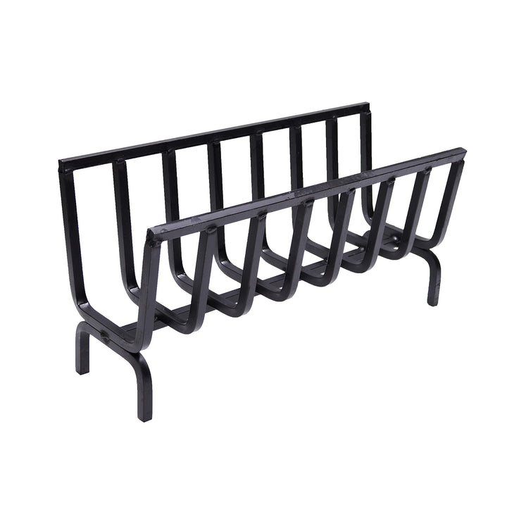 Brennholz, Holzkorb, Eisen-Feuerschale für Kamin und Grill (56 x 20 x 28 cm) cm 56x20x28h, cm 56x20x