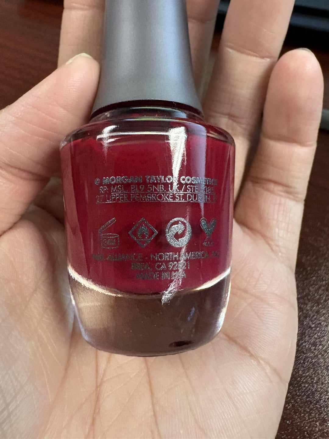 Professional Nail Lacquer Ruby Two-Shoes 15 Ml Red, Red