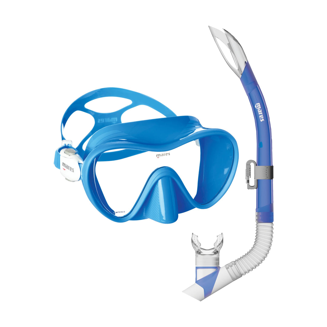 Mares Tropical Schnorchel Und Tauchmaske Einheitsgrösse Blue, Einheitsgrösse Blue