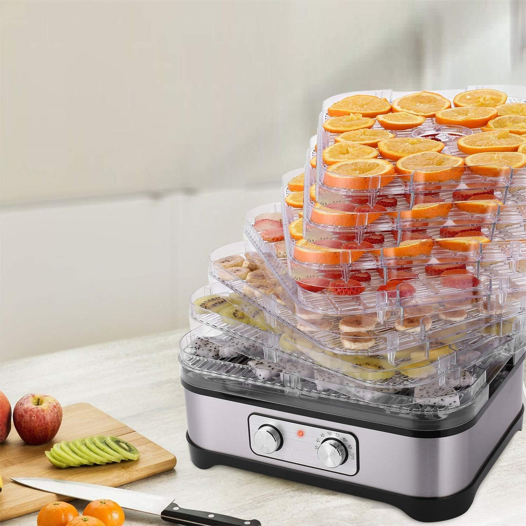 Hopekings Dörrgerät für Lebensmittel, 5 Etagen, Dehydrator für Obst und Gemüse, 250 W, einstellbarer