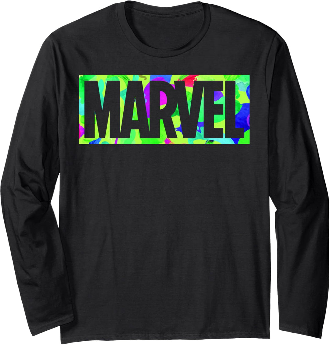 Marvel Colorful Logo Langarmshirt