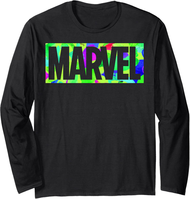 Marvel Colorful Logo Langarmshirt