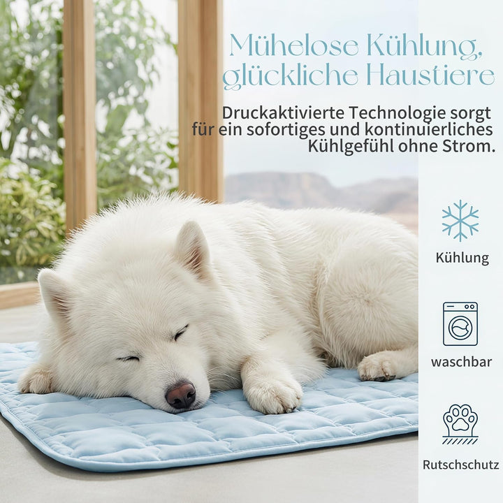Sommer-Kühlmatte für Haustiere, 61 * 45CM Kühlmatte für Katzen und Hunde | Tragbare und Waschbare Kü