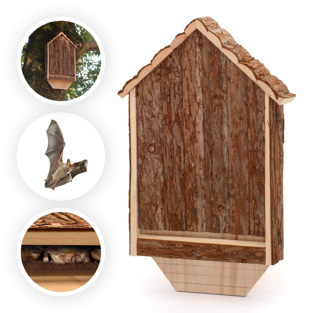 CKB LTD Fledermaus-Haus aus Holz, für den Aussenbereich, für den Aussenbereich, auch für Überwinteru