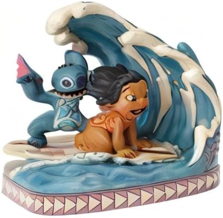 Disney 4055407 Tradition Catch the Wave (Lilo & Stitch 15th Anniversary Figur), mehrfarbig, 20 x 13