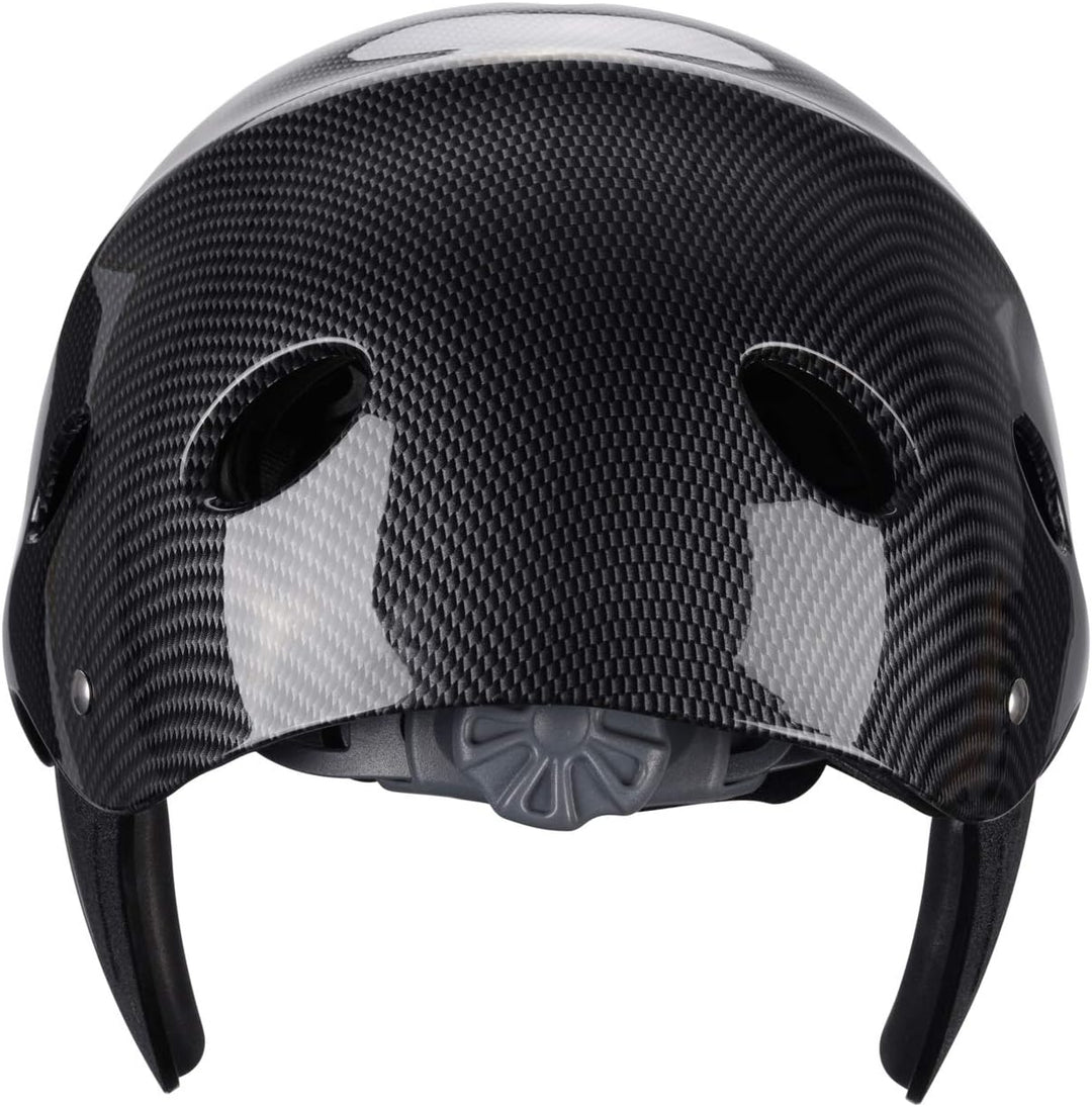 Tontron Wakeboard Kajak Kitesurf Wassersport Helm Kohlefaser M(53-59cm), Kohlefaser M(53-59cm)