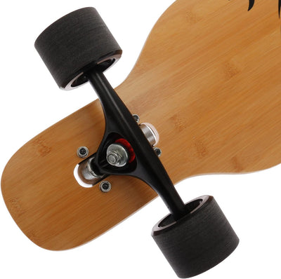 FunTomia Longboard mit 3 Flex Stufen Drop Through Cruiser Komplettboard Mach1 Speed Kugellager T-Too