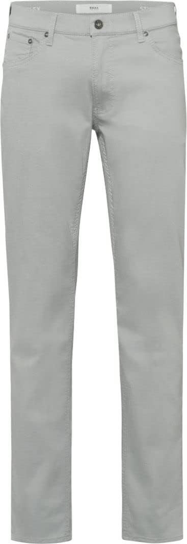 Brax Herren Style Chuck Modern-Sportive Herrenhose Hose 42W / 32L Silver, 42W / 32L Silver