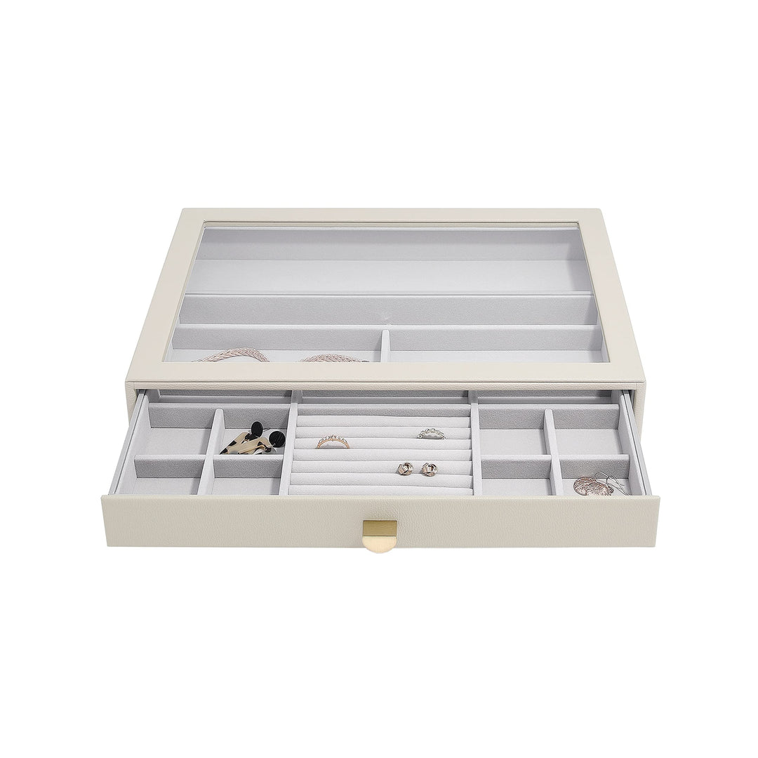 Stackers Oatmeal Supersize Jewellery Box Display Drawer, Oatmeal