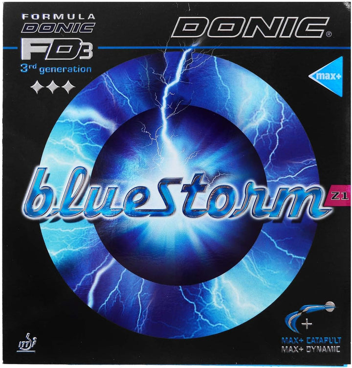 DONIC Belag Bluestorm Z1 Blau 2,3 mm, Blau 2,3 mm