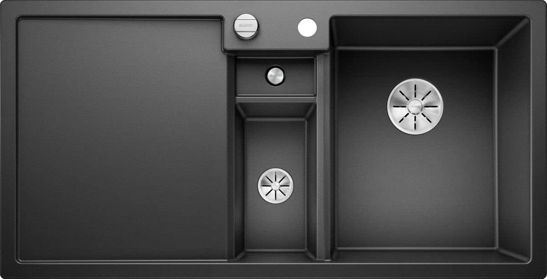 BLANCO COLLECTIS 6 S | SILGRANIT anthrazit | Einbauart: Einbau von Oben | Hauptbecken rechts | mit A