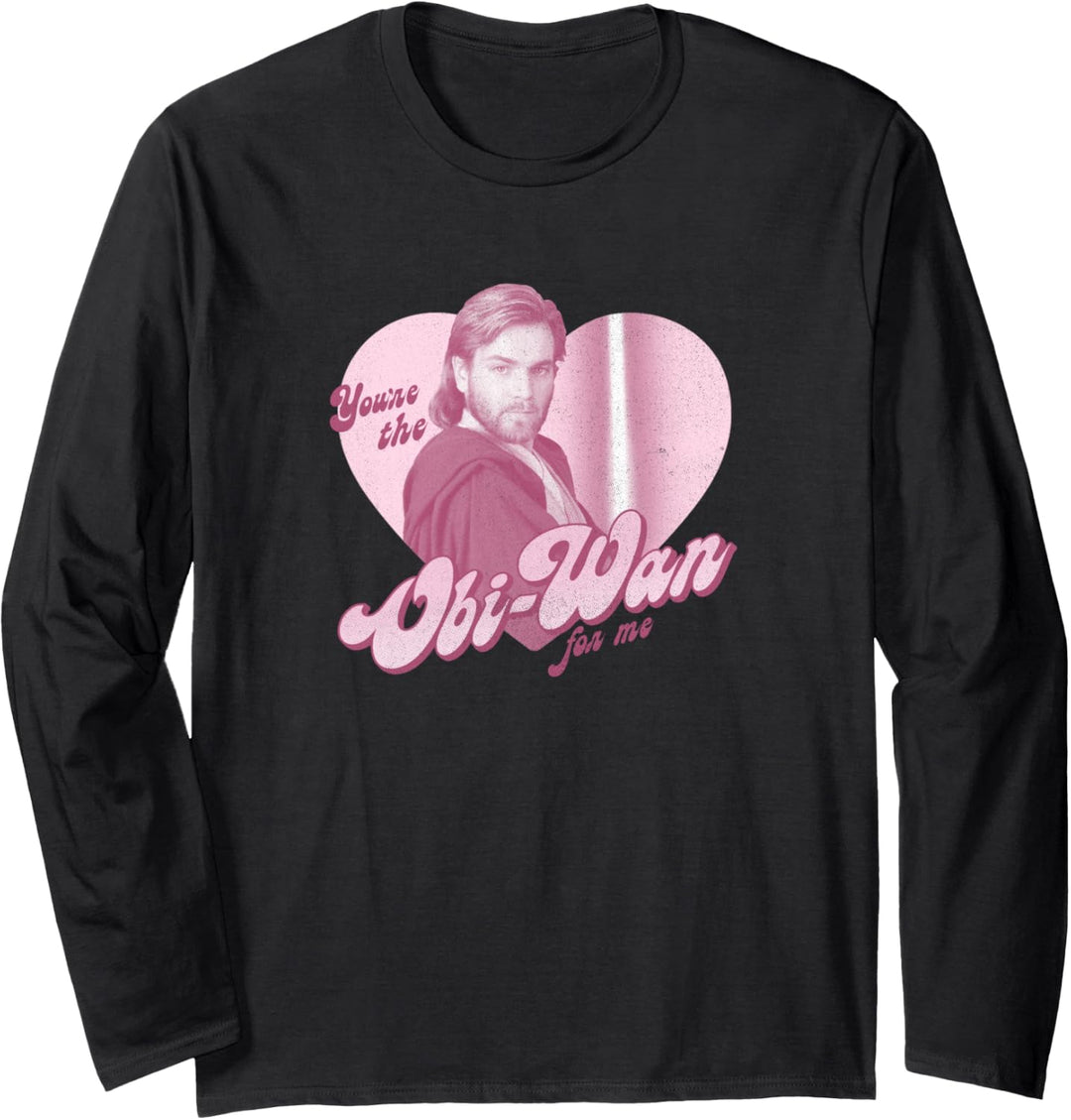 Star Wars Obi-Wan Valentine's Day You're The Obi-Wan For Me Langarmshirt