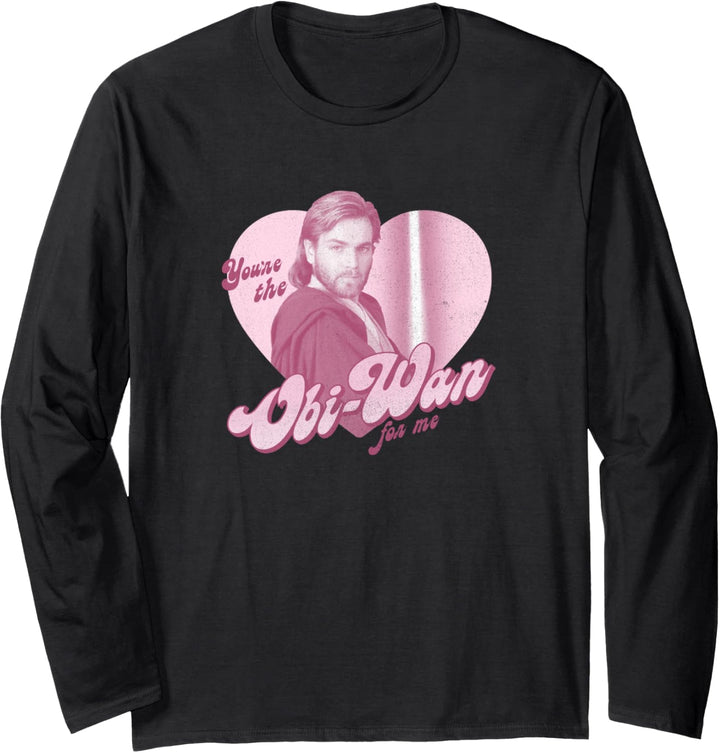 Star Wars Obi-Wan Valentine's Day You're The Obi-Wan For Me Langarmshirt