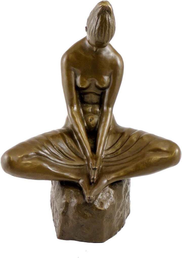 Kunst & Ambiente - Moderne Bronzefigur - Vestal Virgin - signiert - Ivan Mestrovic Skulptur - Figur