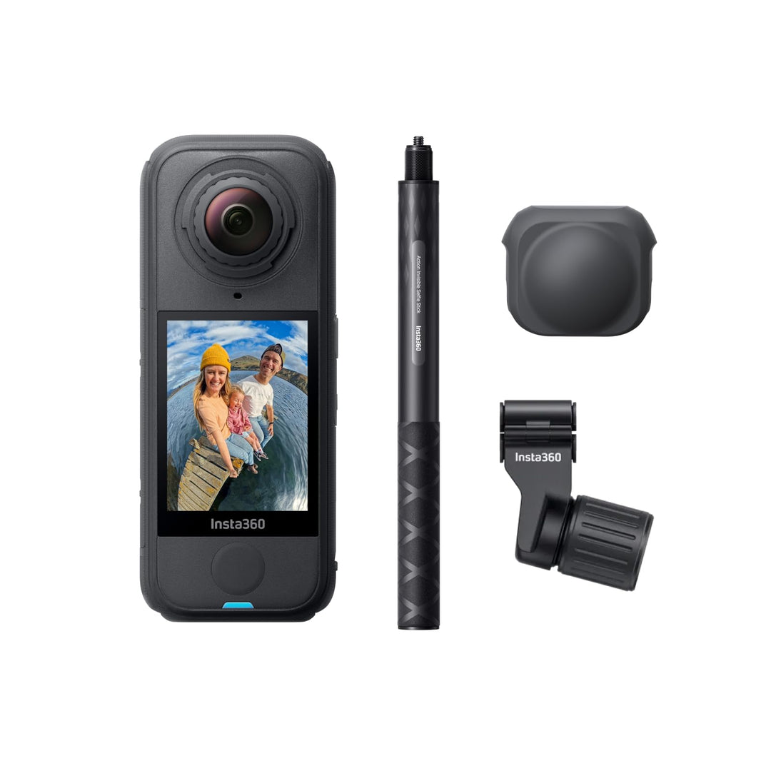 Insta360 X4 Air Ski-Bundle – 165 g leichte, wasserdichte 8K 360°-Kamera, Unsichtbarer Selfie-Stick,